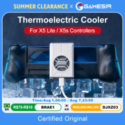 GameSir X5 Lite X5s - Controladores de Juego Bluetooth con Enfriador Termoeléctrico FX5 Lite, Ventilador de Refrigeración, Accesorios de Juego para Teléfono Móvil