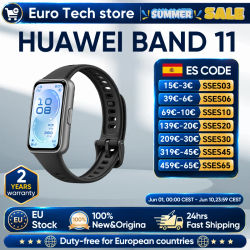 Reloj inteligente Huawei Band 11 AMOLED de 1,62 pulgadas 5ATM Frecuencia cardíaca SpO₂ Bluetooth 6.0 Android e iOS