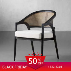 Silla individual de lujo, muebles modernos de mediados de siglo, sillas para sala de estar, silla de comedor bronceada, dormitorio, brazo de Gardene, Sillones para Patio