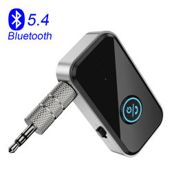 Receptor y transmisor Bluetooth 5,4, Audio inalámbrico 2 en 1 para música de coche, auriculares, altavoz, conector de 3,5mm, adaptador de Audio inalámbrico auxiliar