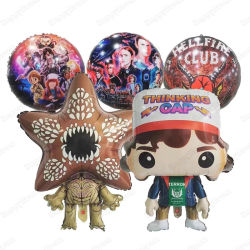 Globos de Aluminio con Diseño de Flores Carnívoras de Dibujos Animados, Decoración para Festivales, Juego de Globos de Látex para Fiestas de Cumpleaños, Regalo para Baby Shower