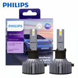 Philips LED H1 Ultinon Pro3015 12V/24V 6000K Lámparas LED para faros delanteros de automóvil de color blanco brillante, 2x