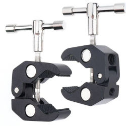 Clip de cangrejo con súper abrazadera para brazo mágico articulado de fricción ajustable, Monitor de cámara DSLR, luz, accesorios de vídeo para estudio fotográfico