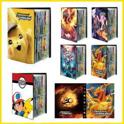 Álbum para 240 Tarjetas Pokémon, Libro de Colección de Tarjetas de Anime con Charizard, VMAX, GX, EX, Carpeta de Colección, Juguete Genial para Niños, Regalo