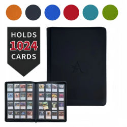 Carpeta para Tarjetas con 16 Bolsillos - Carpeta Premium para Tarjetas Coleccionables con Capacidad para 1024 Tarjetas, Protección Definitiva para Tarjetas TCG y Deportivas Coleccionista d
