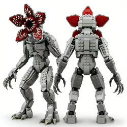 Hot TV planta carnívora diablo gigante Demogorgon Vecna modelo bloques de construcción ladrillos juguetes de construcción para niños regalos de Halloween