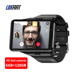 LOKMAT APPLLP MAX-NEW 4G LTE Smartwatch 2,8 "pantalla táctil WiFi cámara Dual videollamada Monitor de ritmo cardíaco reloj inteligente para Android