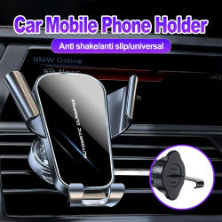 Soporte para teléfono de coche, soporte con Clip para ventilación de coche, soporte para teléfono móvil, GPS, compatible con dispositivos móviles de 5-7 pulgadas, accesorios para automóvil