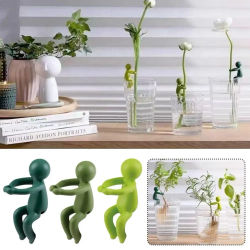 Soporte para Plantas de Plástico (3/6 Unidades), Varilla Fija para Arreglos de Invernadero, Soporte para Plantas Trepadoras de Interior
