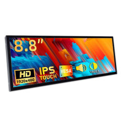8,8 "1920*480 4:1 Mini Monitor pequeño caja de ordenador pantalla secundaria módulo LCD pantalla táctil CTP para AIDA64