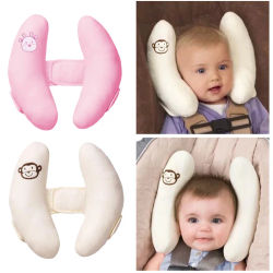 Asiento de coche de seguridad infantil, almohada para cochecito, soporte para cabeza y cuello de bebé, almohadas para dormir, accesorios de cojín ajustables para niños pequeños