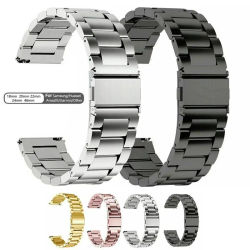 Correa de reloj de acero inoxidable de 18mm, 20mm y 22mm, liberación rápida, repuesto Compatible con Smartwatch, reloj tradicional