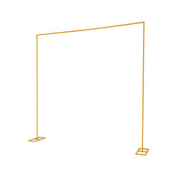 Soporte de arco de boda de 300cm x 300cm, estante de Metal para telón de fondo de boda, globo, flor, planta, soporte de ambiente DIY, decoración para fiesta y jardín