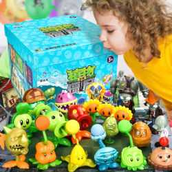 Nuevas plantas de rol vs. Zombies 2 Pvz, juguetes, conjunto completo, regalos de cumpleaños para niños, tirador de guisante, muñecas para niños, modelo de figura de acción, mapa actual