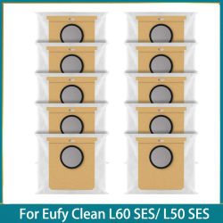Bolsas de aspiradora para Eufy Clean L60 SES / L60 Hybrid SES / L50 SES Conga 2299 Robot aspirador estación autovaciada