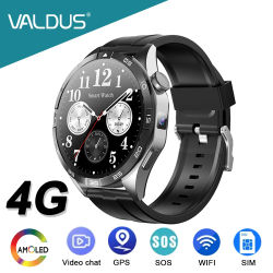 VALDUS VG52 Pro Smartwatch con cámara HD AMOLED WIFI GPS SOS NFC 2 + 16G memoria 4G reloj para hombre mujer niños regalo deporte Smartwatch
