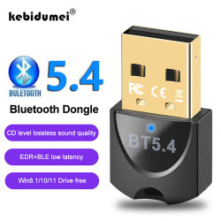 Adaptador USB inalámbrico Bluetooth 5,4 para PC Dongle Adaptador ratón inalámbrico Keyborad receptor de Audio de música transmisión USB