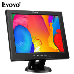 Eyoyo-Monitor pequeño EM12A de 12 pulgadas, pantalla portátil a Color con altavoz incorporado, BNC, VGA, AV, entrada HDMI, 800x600, 4:3 TFT LCD