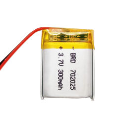 702025 072025 Batería recargable de polímero de litio de 3,7 V y 300mAh para mp3, MP4, MP5, altavoz bluetooth, vídeo, ratón inalámbrico, celdas de iones de litio