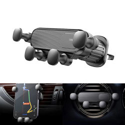 Soporte de teléfono de coche por gravedad para teléfono móvil de 4,7-7 pulgadas soporte de teléfono para salida de aire de coche soporte Universal a prueba de golpes GPS soporte para teléfono