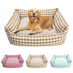 Cama para perros, gatos, casa para cachorros, perrera para perros de interior, sofá para gatos pequeños y medianos, cama para dormir, muebles, suministros para mascotas, accesorios