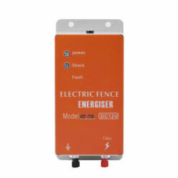 Energizador de Cerca Eléctrica de 12V CC, 0.5-1 Joules, para Animales, Ganado, Granjas, Aves de Corral, Cargador Solar, Controlador de Cercas