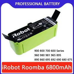 Batería de iones de litio de 14,4 V para limpiador iRobot Roomba 900 800 700 600 Series 960 980 981 965 895 890 860 695 692 690 680 675