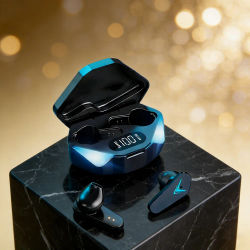 Auriculares inalámbricos TWS con Bluetooth, auriculares de baja latencia de 65ms, auriculares para videojuegos, auriculares para jugadores con micrófono para teléfonos