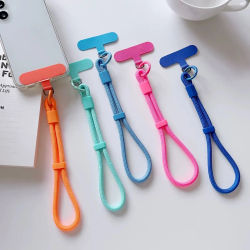 Correa Moderna para Teléfono Celular en Colores Pastel, Correa Ajustable para Muñeca, Cadena para Teléfono, Llavero, Correa Universal Antipérdida para Teléfono