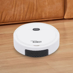Robot aspirador con cambio automático de dirección, robot de barrido totalmente automático 3 en 1, aspirador y fregona para el hogar