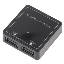 Banco de energía de Panel Solar, controlador de voltaje de carga USB Dual, cargador regulador, 5V, 3a