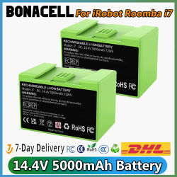 Para iRobot Roomba i7 batería de repuesto 5000mAh 14,4 V para i3 i4 i5 i6 i7 i8 J7 E5 Series aspiradora batería recargable
