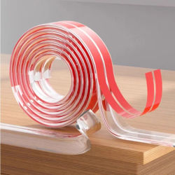 Protector de borde de mesa para muebles, tira protectora de esquina autoadhesiva transparente para niños, parachoques suave a prueba de colisiones, seguridad para bebés, 1/2/3M