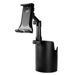 Soporte para teléfono con taza versión mejorada 2 en 1 para teléfonos móviles de coche, expansor de soporte con brazo ajustable en altura apto para teléfonos de camiones