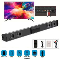 Sistema de sonido de cine en casa, altavoces Bluetooth para ordenador, barra de sonido para TV, Subwoofer, Radio, centro de música, columna Boom Box, 3dhome