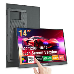 Monitor táctil portátil de 14 pulgadas No táctil opcional 16:10 400cd/m2 computadora para juegos ampliar pantalla para XBox PS4/5 Switch Loptop