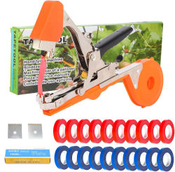 Máquina atadora manual de ramas de plantas, máquina atadora de plantas de jardín, herramienta de cinta vegetal picada, herramientas de jardín