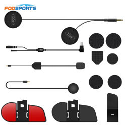 Altavoz Fodsports HRSQS con soporte de Clip para micrófono, solo adecuado para casco de motocicleta FX7, intercomunicador Bluetooth