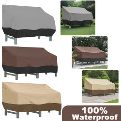 Funda Protectora para Muebles de Jardín 210D 100% Impermeable, Protector para Sofás, Bancos y Mesas de Patio, Cubierta Impermeable para Exteriores