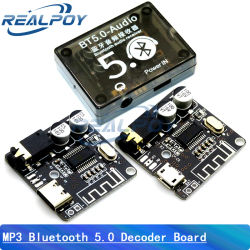 Mini placa decodificadora Bluetooth 5,0, receptor de Audio BT5.0 PRO, reproductor MP3 sin pérdidas, módulo amplificador de música estéreo inalámbrico con funda