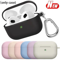 Fundas de silicona suave para auriculares Apple airpods 3/4, funda protectora para auriculares airpods4/3, fundas para Airpods Pro 2, accesorios