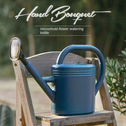 Regadera de 1L/2L, aspersor de plantas de jardín de plástico, dispositivo de riego de boca larga de gran capacidad para cestas colgantes