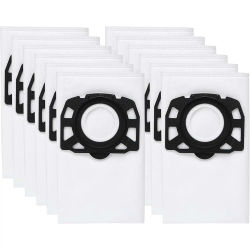Bolsas de aspiradora compatibles con Karcher WD2 Plus, WD 3, KWD 1, KWD 2, KWD 3, MV 3, SE 4001, SE 4002 Aspiradora en seco y húmedo