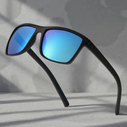 Gafas de sol polarizadas cuadradas a la moda para hombre y mujer, gafas de sol deportivas con estilo, gafas de sol masculinas a la moda para pescar al aire libre, conducir y ciclismo