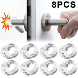 Tope de puerta de suelo, amortiguador sin taladro, Tope de puerta, muebles para mejorar el hogar, Hardware de seguridad de pared, suministros transparentes de silicona