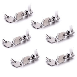 Mini cerradura de leva con 2 llaves de diámetro, 12mm, aleación de Zinc 905, fácil de instalar, para armario, cajón, herrajes para muebles