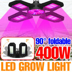 Luz LED de cultivo de plantas, fitoamplificador de espectro completo, semillas de flores de interior, lámpara de cultivo hidropónico para tienda de cultivo de vegetales de invernadero