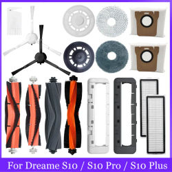 Para Dreame S10 S10 Pro S10 Plus L10s Ultra S20 Pro Plus / XiaoMi Mijia Omni Robot X10 + pieza de repuesto accesorios de Cepillo Lateral principal
