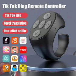 Inalámbrico Bluetooth móvil Selfie Lazy Artifac Tiktok anillo de Control remoto teléfono móvil controlador Bluetooth t para Xiaomi Apple