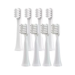 Cabezales de repuesto para XIAOMI MIJIA T100, cepillo de dientes eléctrico sónico, aspiradora DuPont, cerdas suaves, boquillas adecuadas, 4/8 Uds.